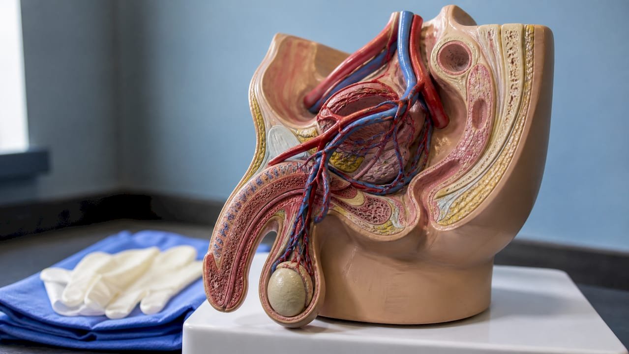 Anatomski model krvnih žila penisa