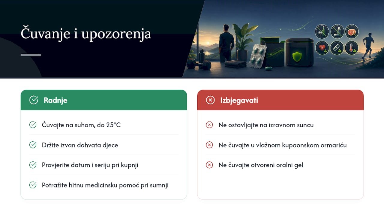 Čuvanje i rok trajanja: na što obratiti pažnju kod kuće — overview diagram